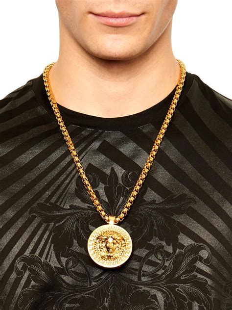 versace bijoux necklace|versace necklace for men.